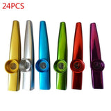 24 Pieces Colorful Metal Musical for Gift, Prize and Party Easy to Learn Musical V1369-AZ3-W-13901