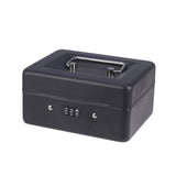 Black Metal Secure Password Checkout Box with Security Code for Retail Store Use and Cash Management V1370-AZ4-19518