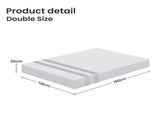 20cm Double Reversible Gel Memory Foam Mattress BedStory Medium Soft & Firm XFGH-MA-G-MF-20-D-WH