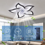 Low Ceiling Light Fan, Low Profile, 6 Wind Speed, 3 Colors V178-31097