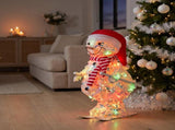 Christabelle 61cm Animated Skiing Snowman Christmas Light Up Display LED Outdoor Indoor Xmas Ya 112_SHE202