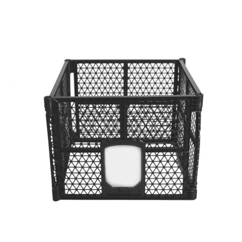 PaWz Pet Playpen Folding Dog Plastic S Small PT1122-S-BK