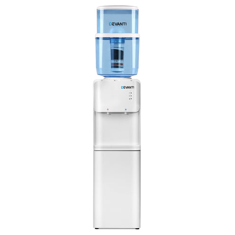 Devanti Water Cooler Dispenser Stand 22L Bottle White WD-5312-22BP-WH