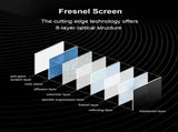Winways Medium Throw ALR 80'' Rollable Fresnel Screen V943-S1-80