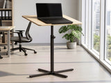 Artiss Floor Podium Stand 78-127CM Height Adjustable Portable Laptop Desk LPS-HY03-118-WD