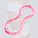 Fitness Hoop Hoop 1.5kg Training Workout Sports Equipment Abdomen for Office - Pink V1308-DSZKI-1666-1