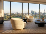 Interior Ave - Luna Swivel Armchair - Vanilla Oat V355-IA-OCC-LUN-NAT