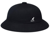 KANGOL Tropic Casual Bucket Hat K2094ST Summer Sun Brim Cap - Black V563-K2094ST-BLK-S