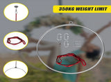 Aerial Yoga Hoop 90CM Lyra Hoop Circus Single Point Aerial Ring Set V63-838481
