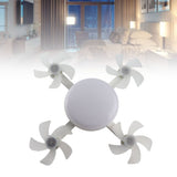 Ceiling Fan with and Remote E26 E27 3 Speeds 3 Colors 2 Timers Quiet Foldable Modern LED Fan V1294-YM0901-3119250023612