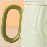 Ceramic mug for home - 8.4 oz plain coffee/tea mug - Dopamine Mood - Coffee mug for reading/studying V1259-DP01-BO-542