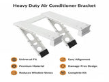 Heavy Duty Air Conditioner Bracket Window & Outdoor AC Unit Support Mounting Accessories V63-953971