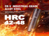 3/8" Impact Socket Set, 48 Piece Socket Set SAE & Metric 8-22mm6 Point Cr-V V952-CJT38SAECRV48ZGF4V0