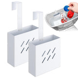 2 Pcs Large Size 4. 33 x 4. 33 x 1. 38 Inch Stainless Steel Toilet Tank Cleaning Tablet Holder with V1192-AZ-W-3528