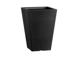 Tall Planter, Set of 2 Tall Square Tapered Planters, 57 cm Large Modern Gardening and Flower Plastic V952-FZXHS22YCBDTHZU9MV0