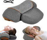 3 in 1 Electric Neck and Shoulder Massager Pillow, USB Heated Cervical Support Cushion for V1189-LC-RY-00473