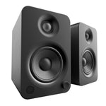 Kanto YU4 140W Powered Bookshelf Speakers with Bluetooth and Phono Preamp - Pair, Matte Black V398-KO-YU4MB-I