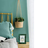 2PCS Braided Plant Basket Hanging Plant Pots Plant Hanger Plant Basket Wall Decoration Flower Pots V1294-YM0717-10071364