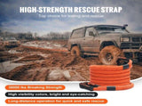25.4 mm x 6.1 m Kinetic Recovery Tow Rope 17237 kg, Heavy-Duty Off Road Snatch Strap, Extreme Duty V952-SZNL1IN20FT0HUP3WV0
