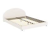 Artiss Bed Frame Gas Lift Strorage Beds Base Platform Boucle Fabric Queen ELLA BFRAME-G-ELLA-Q-BG-ABC
