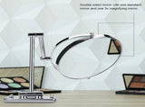 8" Wall Mount Makeup Mirror Double Sided Swivel Mirror 3X Magnifying V1294-YM0727-JY15183