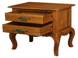 French Provincial 2 Drawer Side Table V199-LT002FPLP