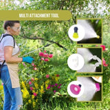 16L Rechargeable Backpack Pressure Sprayer - Portable Electric Garden Weed Pump V238-SUPDZ-41582535430