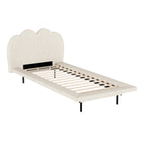 Artiss Bed Frame Single Size Boucle Beige SASA BFRAME-G-SASA-S-BG-AB