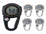 Digital Carabiner Watch Luminous Anti-scratch Precise Backpack Belt Pocket Clip on Watch for Outdoor V1189-WXFWAL-20260319-01393