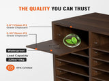 Literature Organizers, 36 Compartments Office Mailbox with Adjustable Shelves, Wood Literature V952-MZWJZLFPJBH36S6H5V0