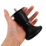 4Pcs Screw in Black Plastic Furniture Legs Heavy Duty Replacement Feet for Sofa and Bed Frame V1369-AZ3-W-19203
