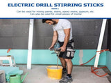 2Pcs Paint and Mud Mixer Attachment for Drill Premium Steel Multi Color Durable Stirring Rods V1369-AZ3-W-15605