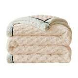 Extra Thick Flannel Fleece Throw Blanket Double Layer Warm & Soft Blanket for Bed, Couch, or V1366-AZ2-W-11873