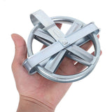 Outdoor Clothesline Pulley Plated Silver Heavy Duty Tanglefree Noise Reduction V1192-AZ-W-31383