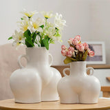 Large Bright Black Ceramic Vase For Home Decor And Dried Flower Arrangements PRL-7007722750DBT