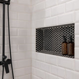 Shower Niche 40.6 x 50.8 x 10.2 cm Recessed Wall Divider Shelf Bathroom V952-SLLYBK2C16INJ0D06001V0