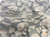 Deluxe PLUS SIZE CARGO SHORTS Heavy Duty Big Sizes 100% COTTON Drill Summer - Camo V563-BR-DLCARGOS-CAMO-XL