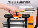 Rolling 3"/76 mm Jewelry Rolling Mill Machine, 1 2 Gear Ratio, 3-in-1 Multi-function Rolling V952-SHYYPJ3H10000SGWWV0