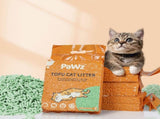 PaWz 2.5kg Tofu Cat Litter Clumping Green Tea x6 PT1196-GREENTEA-6PCS