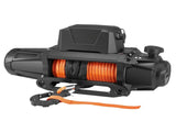 Electric Winch, 5400 kg Load Capacity, 12V DC Truck Winch with 9.5 mm x 28 m Synthetic Rope, V952-HCSDDJP12000QOPIX001V9
