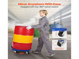 55 Gallon Drum Dolly 2000 lbs Barrel Dolly Cart Drum Caddy 4 Caster Wheels V952-JSYTTCTG55JLFCM9TV0
