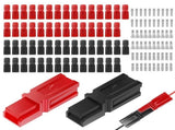 120-Pack Power Connectors Quick Disconnect Kit Tool-Free Easy Assembly, Weather Resistant, for V1366-AZ2-W-15088