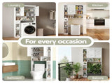 Artiss Bathroom Storage Cabinet Over The Toilet Organiser Laundry Shelf Holder FURNI-N-SAVE-172-WH