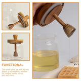 Clear Glass Honey Jar, Small and Portable, with Lid and Dipper for Easy Dispensing V1192-AZ-W-22609