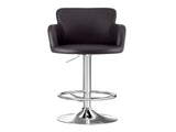 Artiss 4x Bar Stools Swivel Kitchen Chairs Gas Lift Adjustable PU Leather Brown BA-K-7200-BRX4