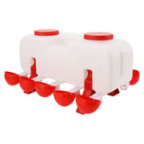 10L Chicken Waterer Semi Automatic Poultry Water Feeder Chicken Coop Accessories for Ducks Goose V1294-YM0710-3111230252111