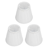 3PCS E14 ClipOn Cloth Lamp Shade Modern Fabric Lampshade Table Light Cover for Candle V1294-YM0710-3119210189812