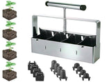 Soil Blocker for Starting, Handheld 2in
Galvanized Iron, 3 Types of Interchangeable Pins, V1107-CS-FNECN24
