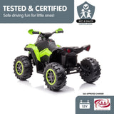 Kahuna GTS99 Kids Toy Electric Ride On Quad Bike Toy ATV 50W - Green CAR-GTS-1199-GN