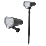Solar Lawn Light Human Body Induction 160&deg Automatic Rotating Garden Light 22LED Wall Lamp V1294-YM0901-3119210097411